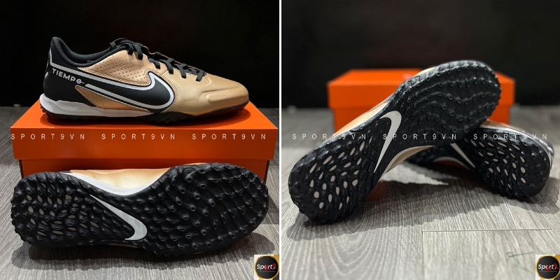 Giày bóng đá Nike Tiempo Legend 9 Academy TF Small Sided - Nâu/Đen